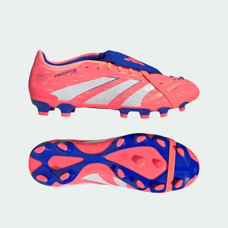 Scarpe da calcio Predator Pro multiterreno con linguetta ripiegabile Signal Coral
