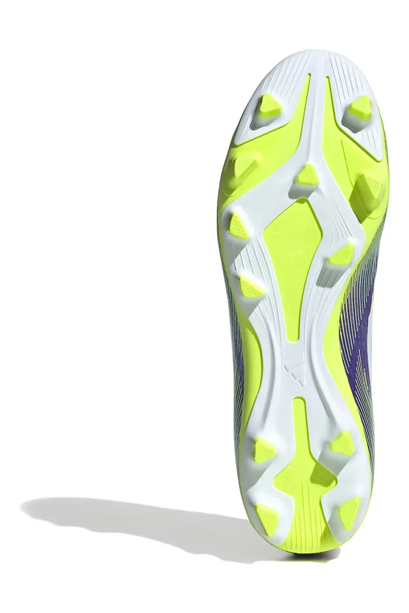 Scarpe da calcio viola e giallo fluo con tacchetti Adidas F50 Club FG/MG [VIOLA] miniatura 5