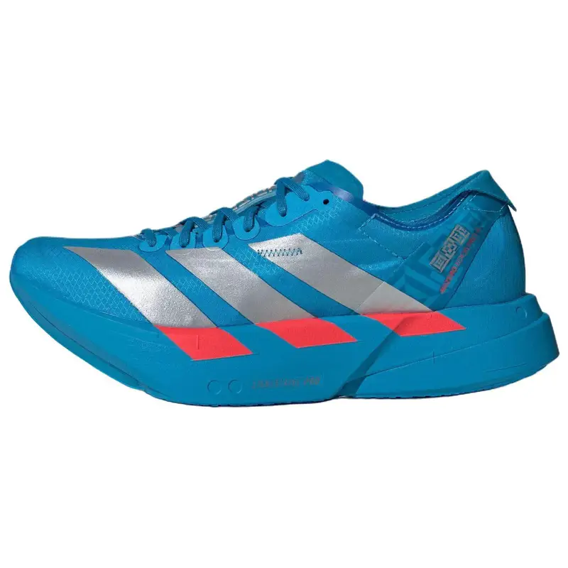 Scarpe da Corsa Adidas Adizero Adios Pro 4 Calzata Confortevole Uomo Sneakers Blu Solare JR4796 42⅔