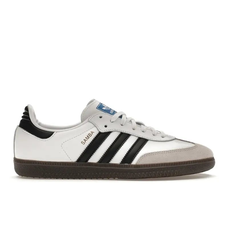 Scarpe da ginnastica adidas Samba OG J Bianco Nero Gum Bambino Cloud-Bianco Core-Nero IE3675 39⅓