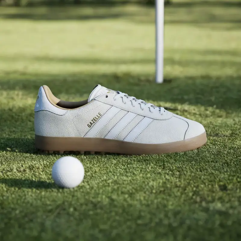 Scarpe da golf Gazelle Lux senza chiodi Chalk White miniatura 2