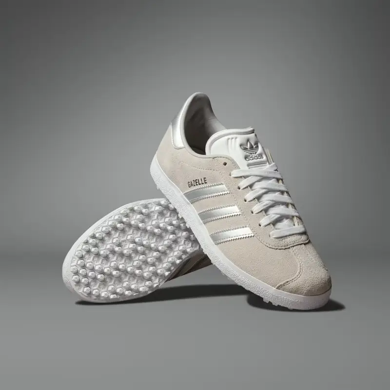 Scarpe da golf Gazelle Spikeless Crystal White