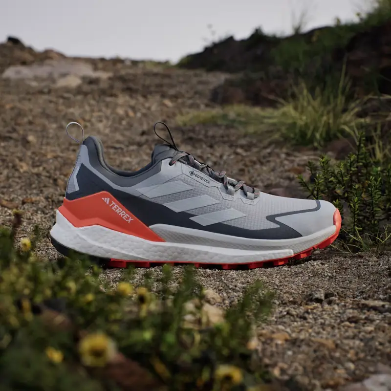 Scarpe da hiking Terrex Free Hiker 2.0 Low Gore-Tex Grey Two miniatura 2