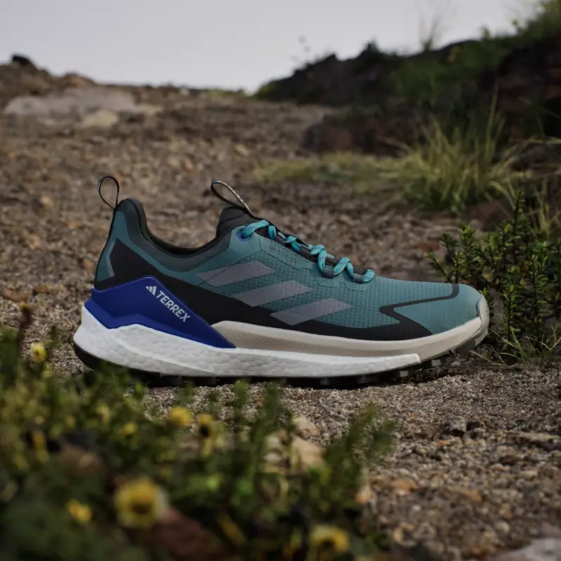 Scarpe da hiking Terrex Free Hiker 2.0 Low Gore-Tex Preloved Teal miniatura 2