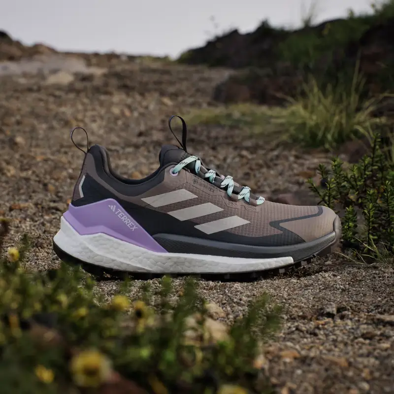 Scarpe da hiking Terrex Free Hiker 2.0 Low Gore-Tex Trace Brown miniatura 2