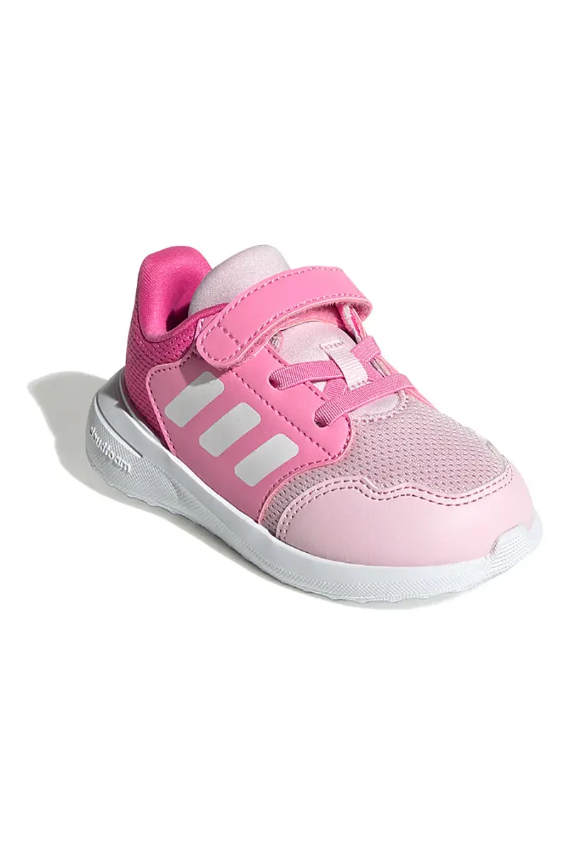 Scarpe da running rosa con chiusura a strappo Adidas Tensaur Run 3 EL I [ROSA] miniatura 2