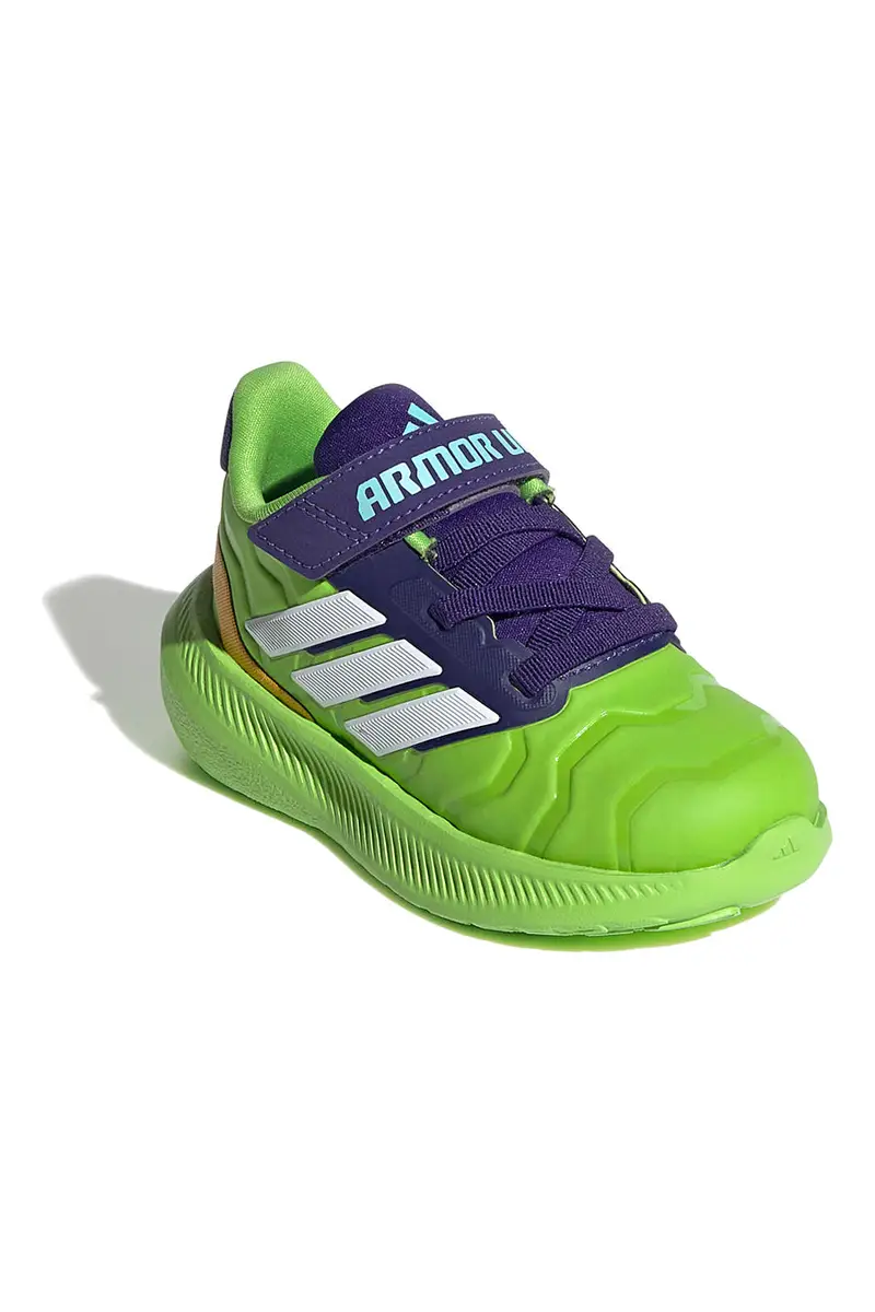 Scarpe da running verdi Iron Hulk con suola Cloudfoam Adidas Runfalcon 5 EL I [VERDE] miniatura 2