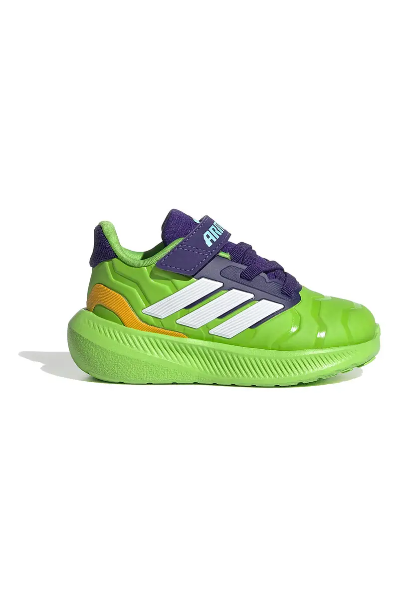 Scarpe da running verdi Iron Hulk con suola Cloudfoam Adidas Runfalcon 5 EL I [VERDE]