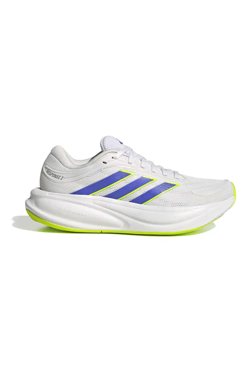 Scarpe da running White Cloudfoam Plus Adidas Response 2 W [BIANCO