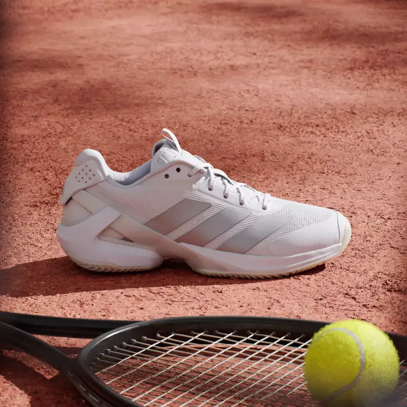 Scarpe da tennis adizero Ubersonic 5 Clay Cloud White miniatura 2