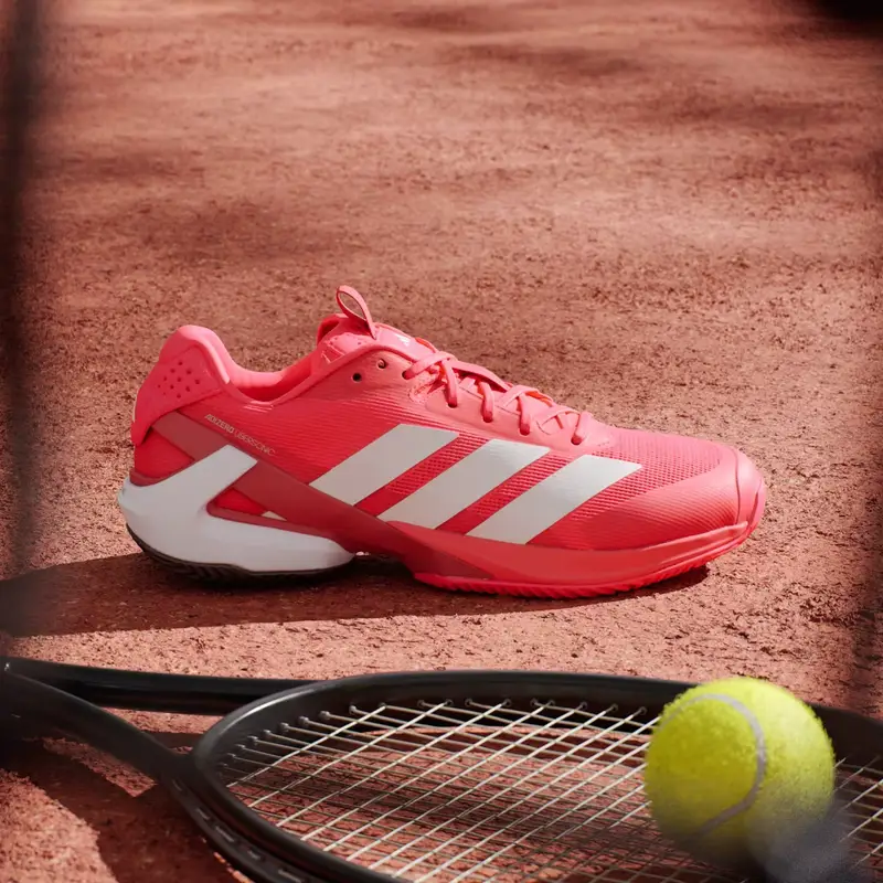 Scarpe da tennis adizero Ubersonic 5 Clay Lucid Red miniatura 2