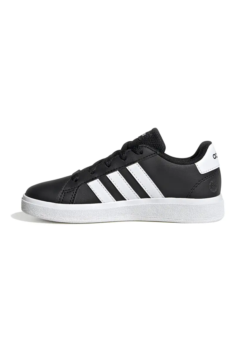 Scarpe da tennis Nere e Bianche Adidas Grand Court Lifestyle Lace-Up [NERO miniatura 3