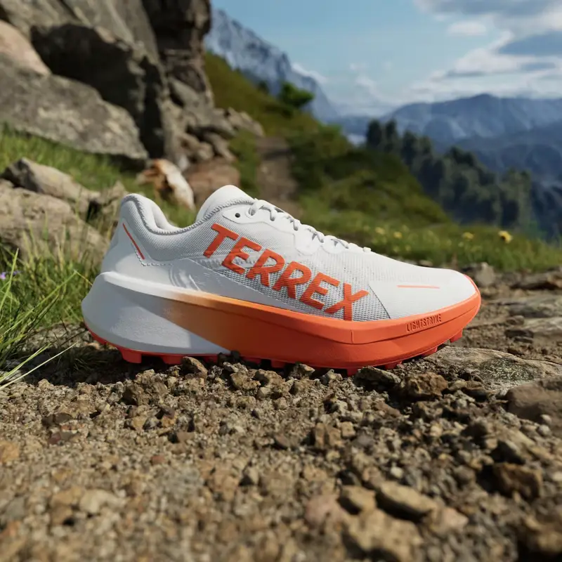 Scarpe da trail running Terrex Agravic 3 Cloud White miniatura 2
