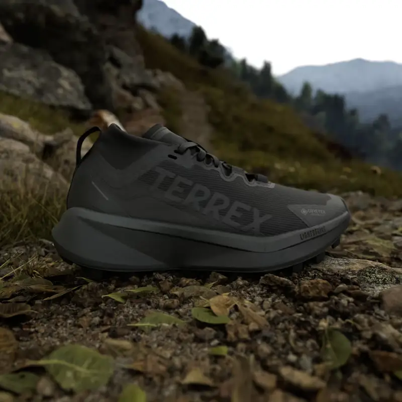 Scarpe da trail running Terrex Agravic GTX Core Black miniatura 2