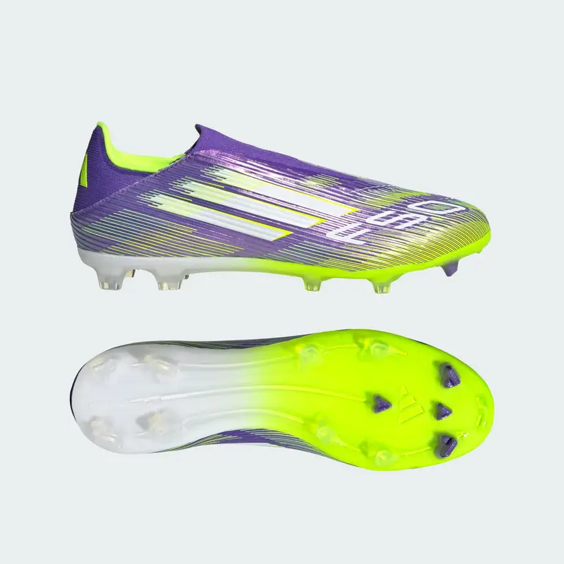 Scarpe F50 League Laceless Firm/Multi-Ground Purple Rush