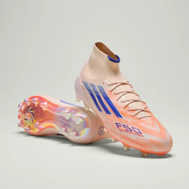 Scarpe F50 Sparkfusion Elite Mid per terreni compatti/erba artificiale Bliss Orange