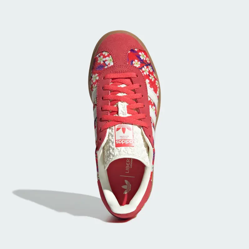 Scarpe Gazelle Bold x Liberty London Kids Red miniatura 2