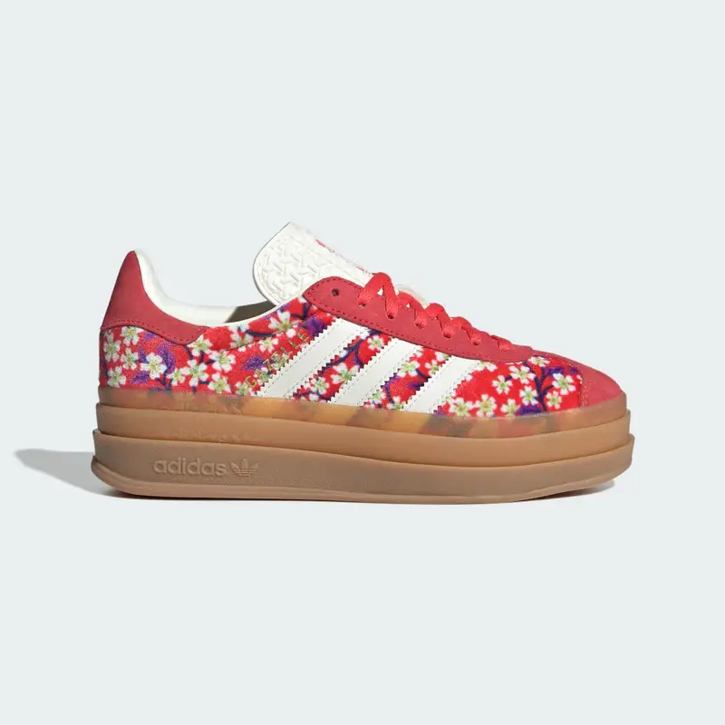 Scarpe Gazelle Bold x Liberty London Kids Red