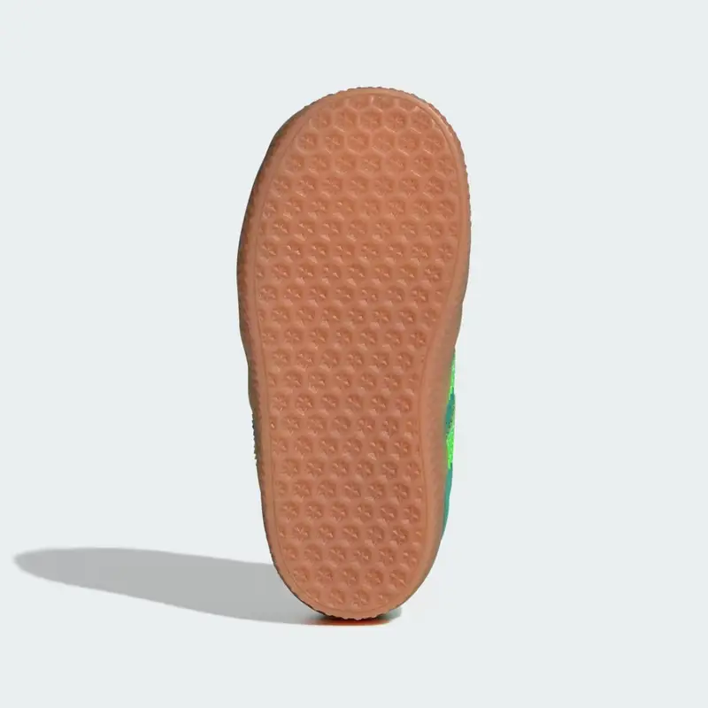 Scarpe Gazelle Comfort Closure Elastic Laces Infant Semi Court Green miniatura 4