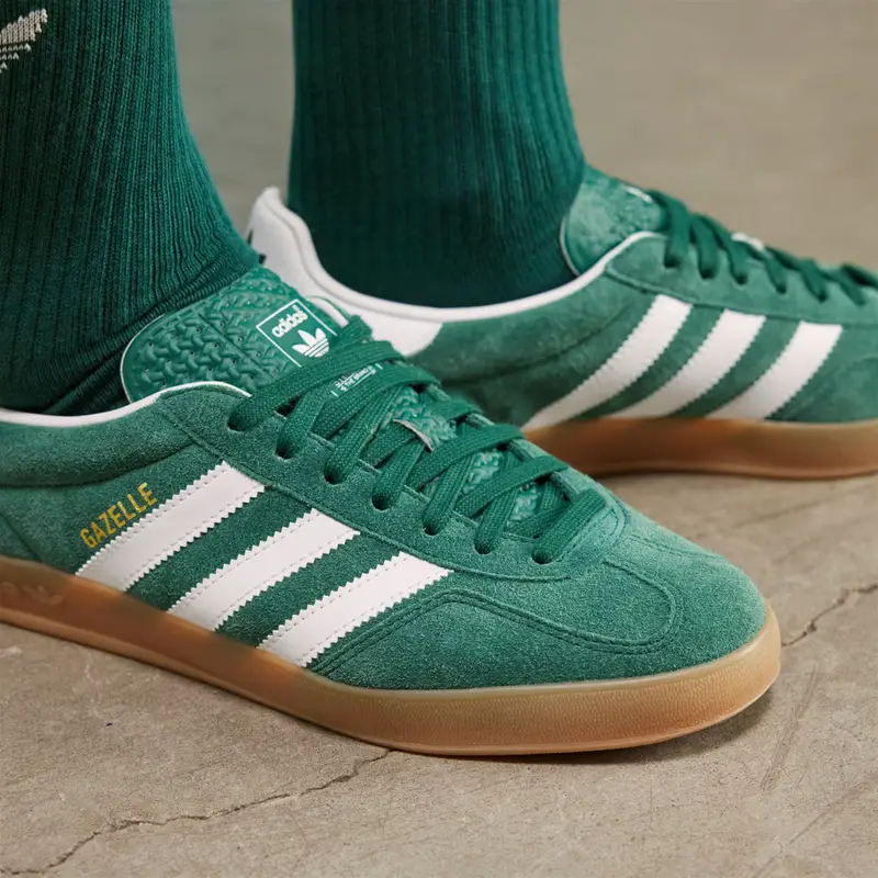 Scarpe Gazelle Indoor Collegiate Green miniatura 3