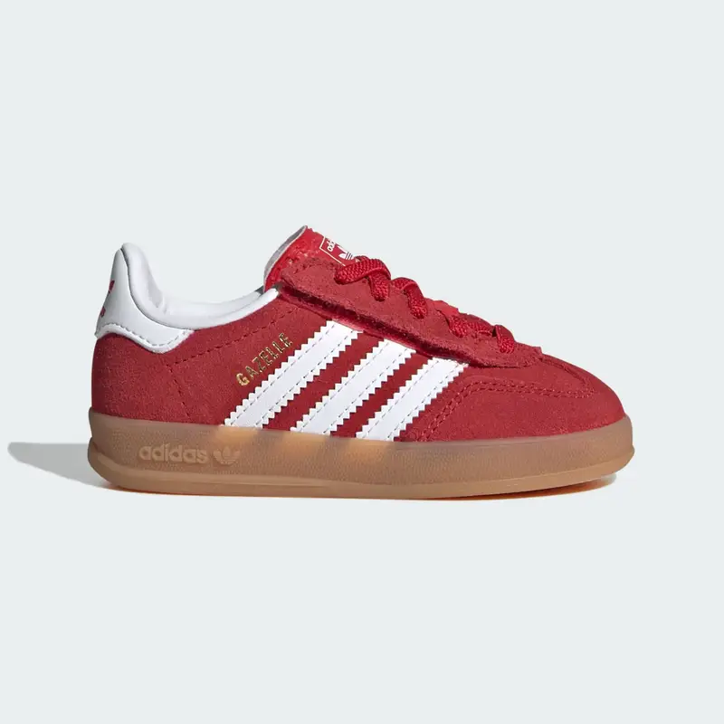 SCARPE GAZELLE INDOOR con chiusura pratica e lacci elastici Better Scarlet