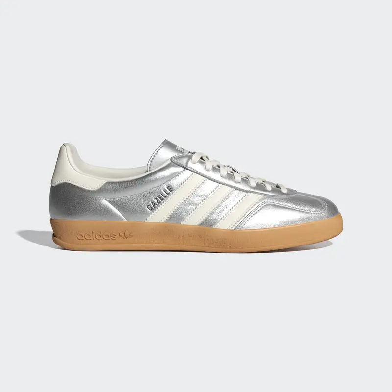 Scarpe Gazelle Indoor Silver Metallic