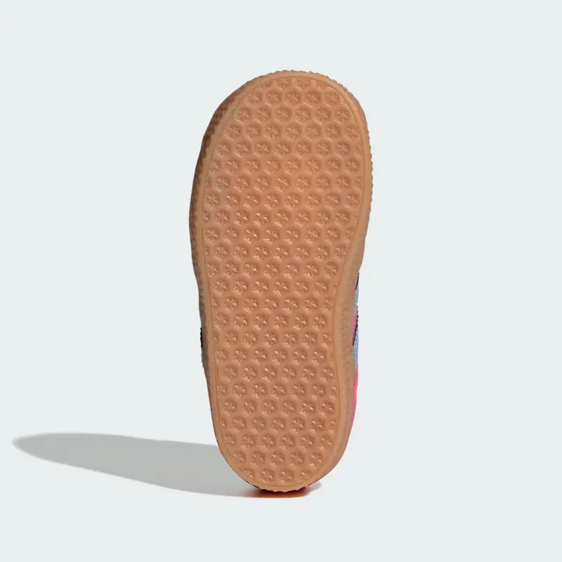 Scarpe Gazelle pratiche con lacci elasticizzati per bambini e bambine Shock Pink miniatura 3