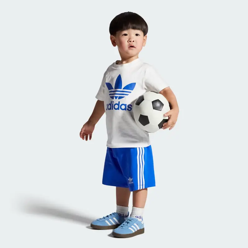 Scarpe Handball Spezial Comfort Closure Elastic Lace Infant Light Blue miniatura 2