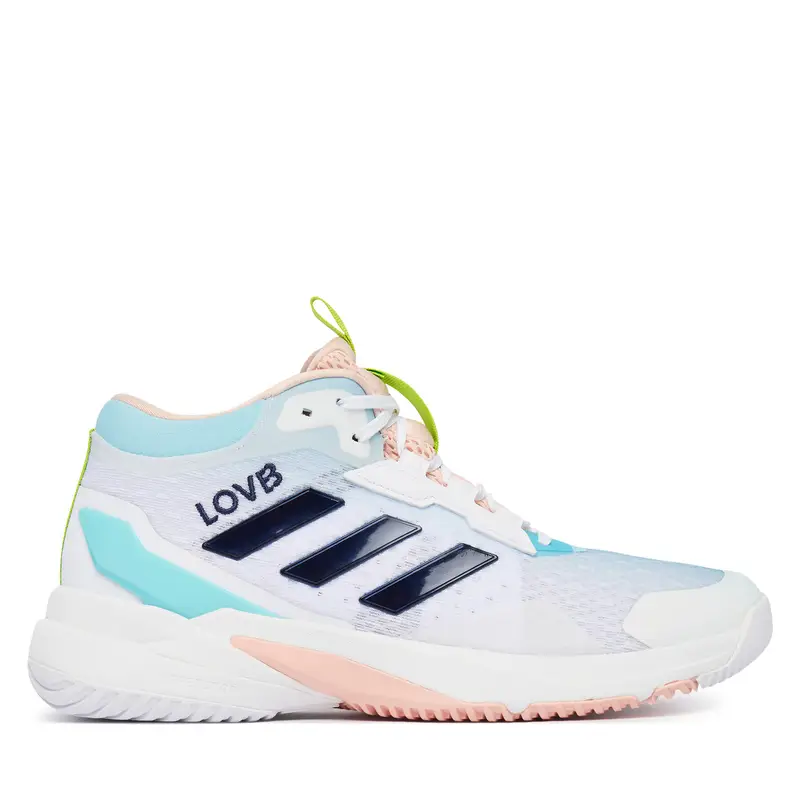 Scarpe indoor adidas Crazyflight 6 Mid HQ0112 Bianco