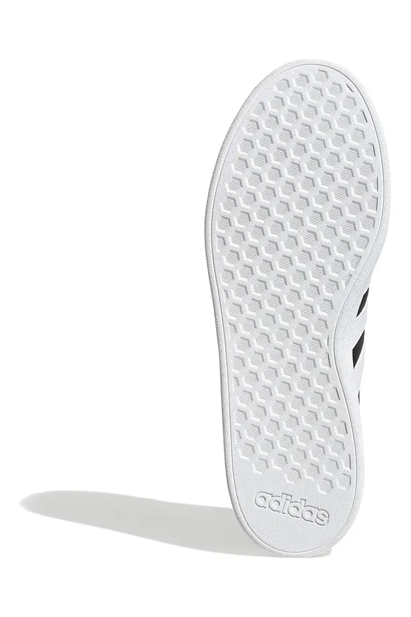 Scarpe nere con strisce bianche Adidas Grand Court Base 2 [NERO miniatura 4