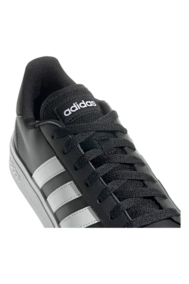 Scarpe nere con strisce bianche Adidas Grand Court Base 2 [NERO miniatura 5