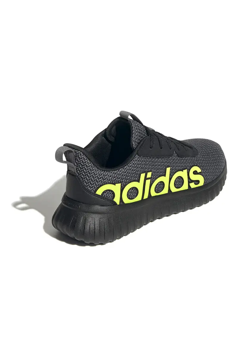 Scarpe nere con tomaia in mesh logo a contrasto Adidas Kaptir Base [NERO] miniatura 4