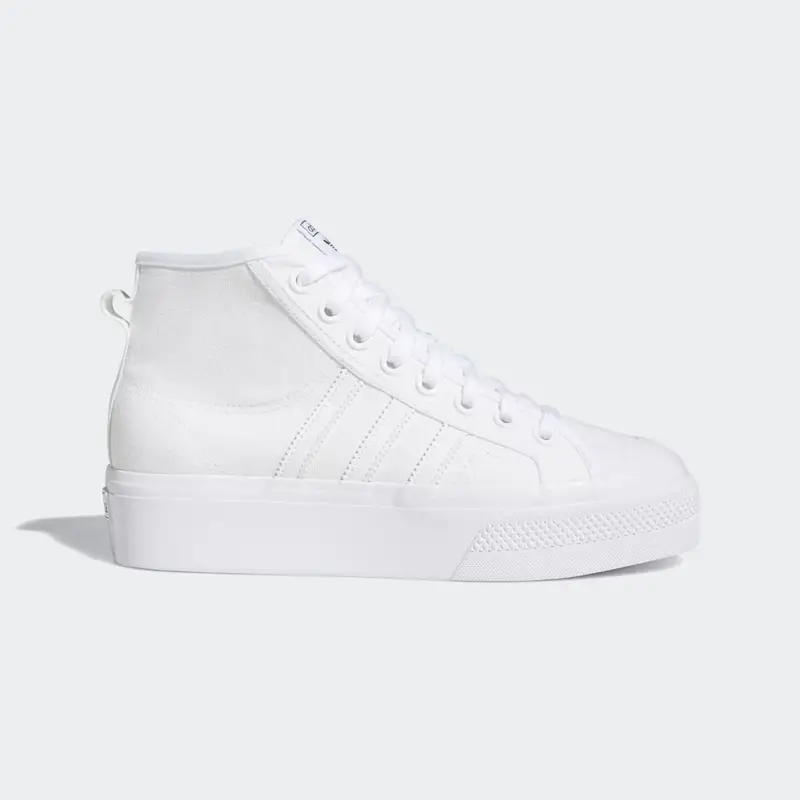 Scarpe Nizza Platform Mid Cloud White