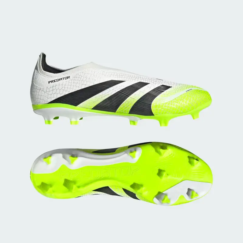 Scarpe Predator League Laceless Firm/Multi-Ground Cloud White