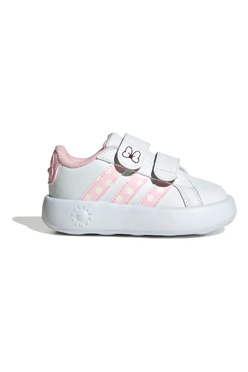 Scarpe Primi Passi bianche con strappi Minnie Adidas Grand Court Minnie CF I [WHITE
