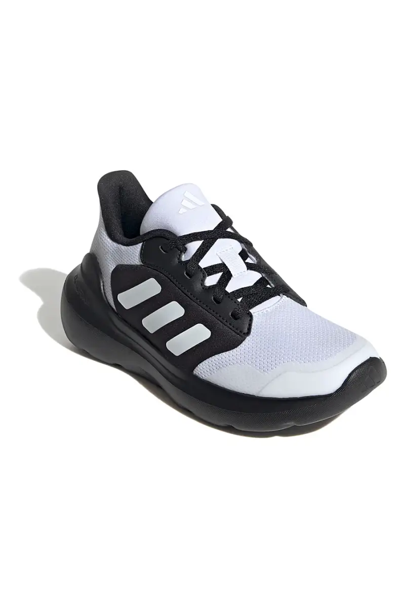 Scarpe running bianco e nero con ammortizzazione Cloudfoam Adidas Tensaur Run 3 J [NERO miniatura 2