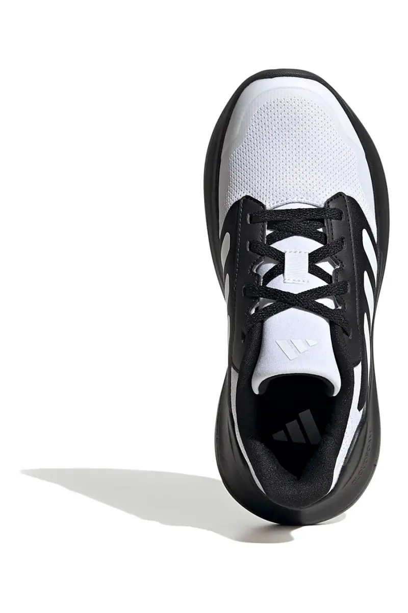 Scarpe running bianco e nero con ammortizzazione Cloudfoam Adidas Tensaur Run 3 J [NERO miniatura 5