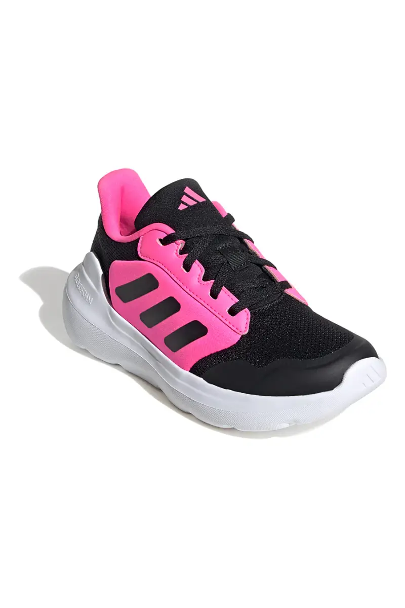 Scarpe running nere con dettagli fucsia Adidas Tensaur Run 3 J [NERO miniatura 2