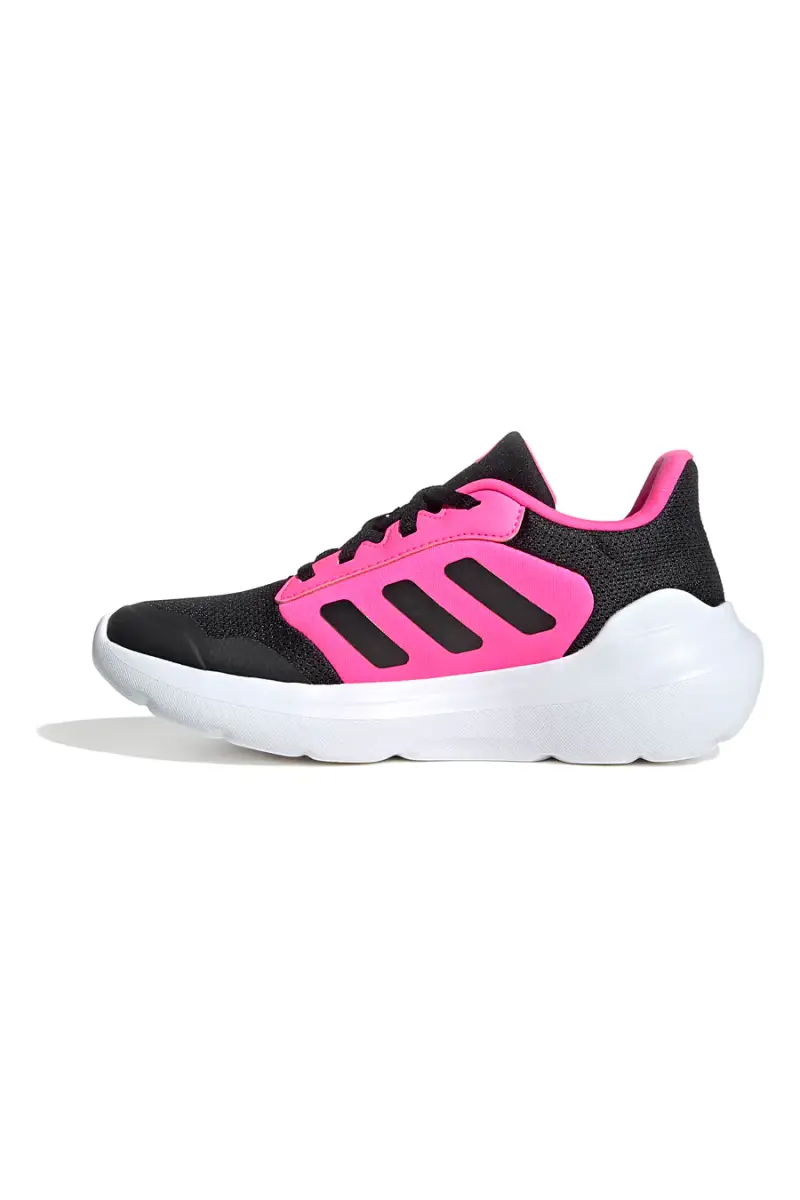 Scarpe running nere con dettagli fucsia Adidas Tensaur Run 3 J [NERO miniatura 3