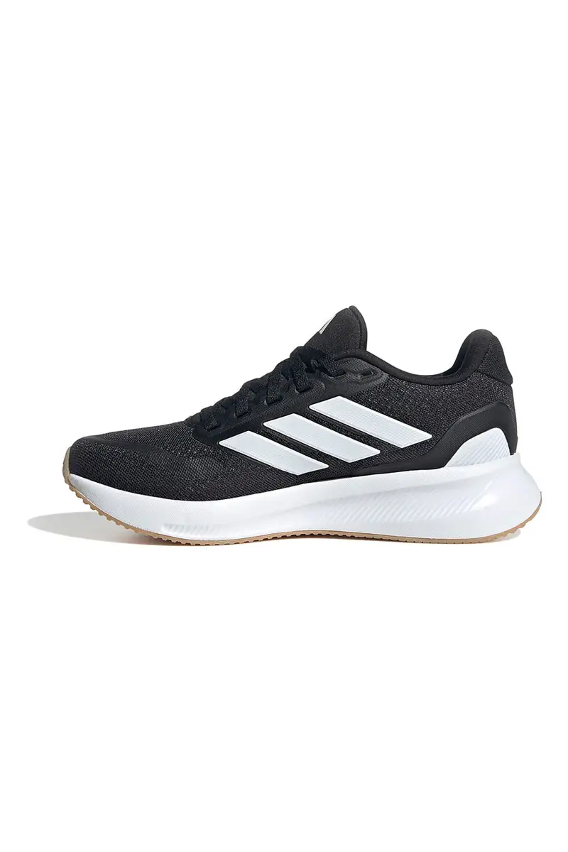 Scarpe running nere con tomaia traspirante Adidas Runfalcon 5 J [NERO] miniatura 3