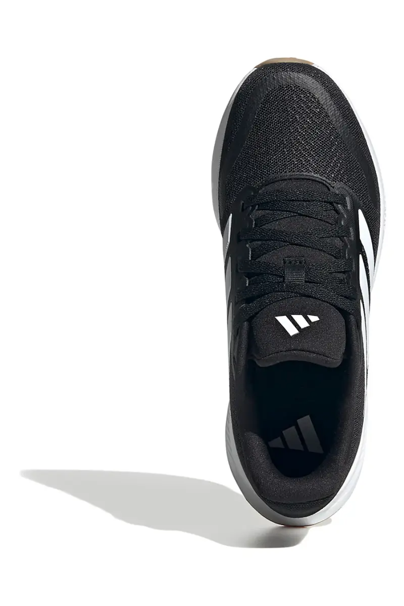 Scarpe running nere con tomaia traspirante Adidas Runfalcon 5 J [NERO] miniatura 5