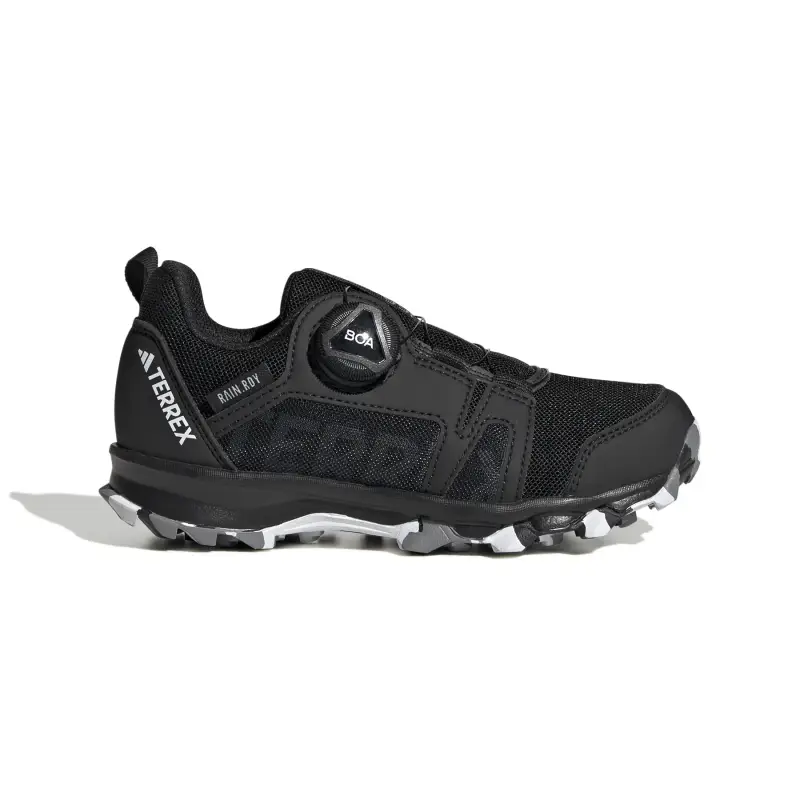 Scarpe running per bambini adidas Terrex Agravic BOA Rain RDY Noir