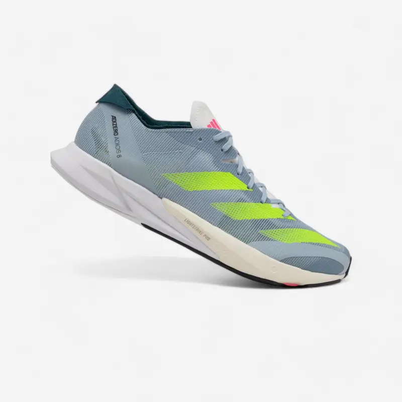 Scarpe running uomo ADIDAS ADIZERO ADIOS 8 grigio-giallo | Adidas