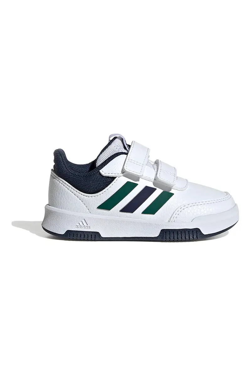 Scarpe sportive bianche con doppio strappo Adidas Tensaur Sport 2.0 CF I [BIANCO