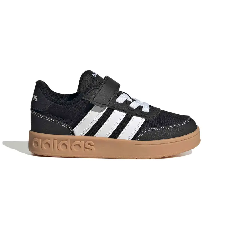 Scarpe sportive con lacci e chiusura in velcro per bambini adidas Breakbase Noir