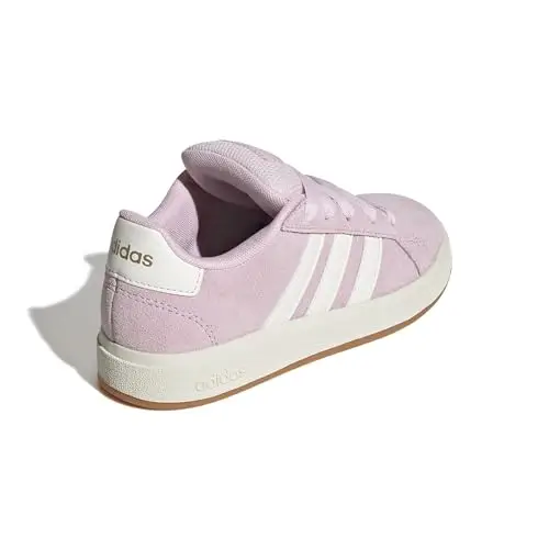 adidas Scarpe sportive unisex Grand Court 00s per bambini, Osso Rosa Chiaro Bianco Bubblegum, 4.5 Big Kid miniatura 3