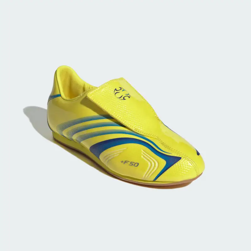 Scarpe Taekwondo F50 Bright Yellow miniatura 4