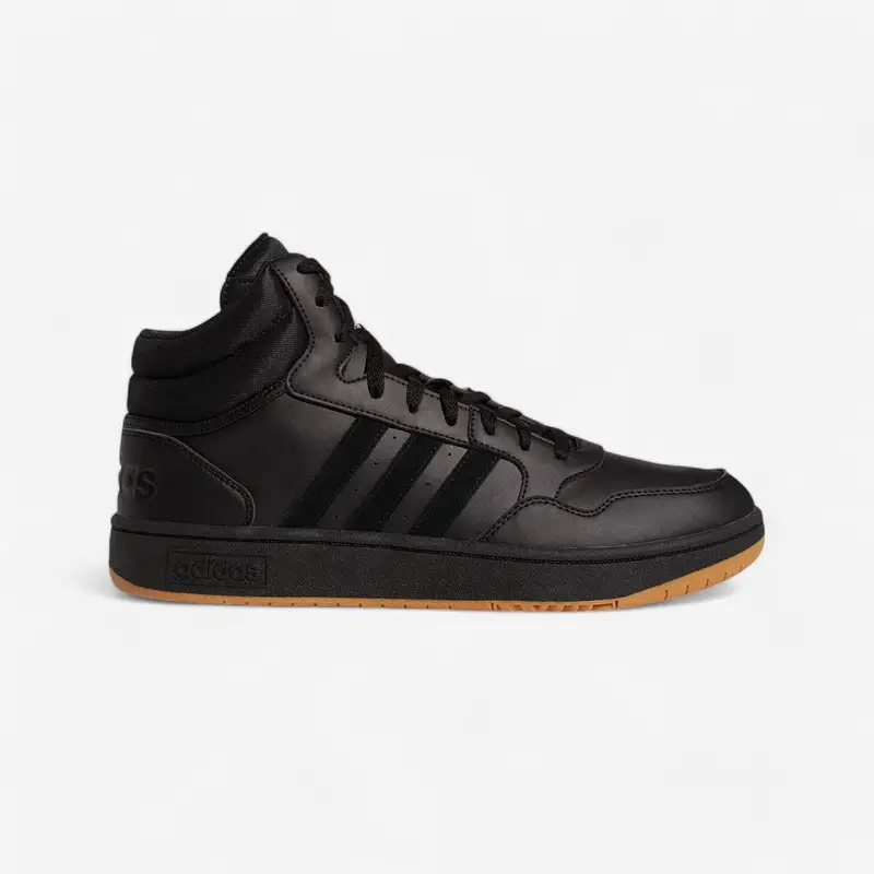 Scarpe uomo ADIDAS HOOPS 3.0 MID nere | Adidas Nero