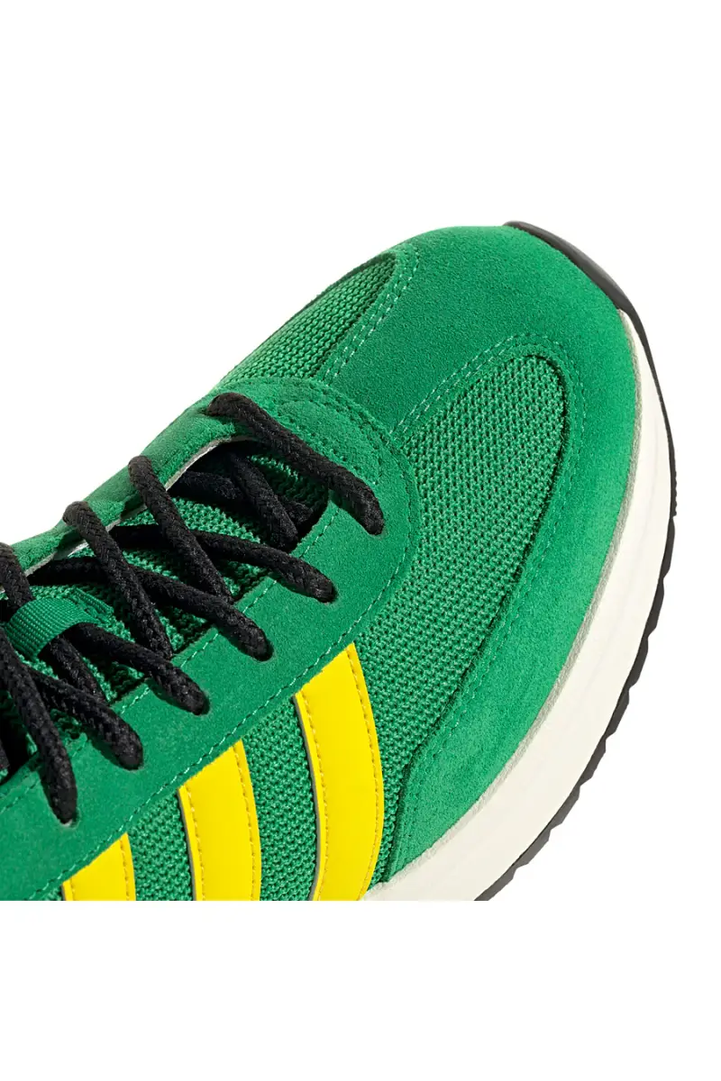 Scarpe verdi con dettagli gialli in mesh Adidas Run 70s 2.0 [VERDE] miniatura 4