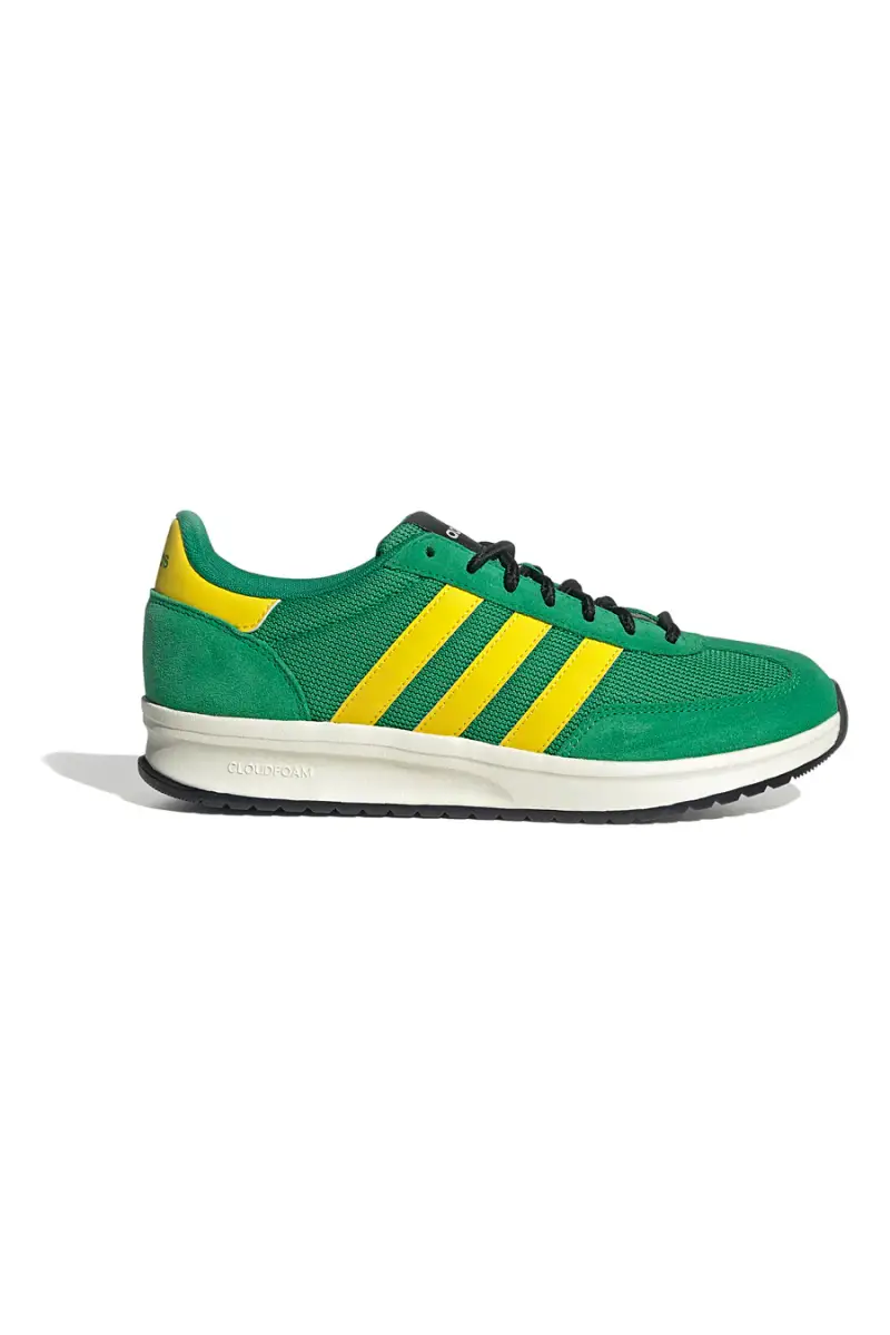 Scarpe verdi con dettagli gialli in mesh Adidas Run 70s 2.0 [VERDE]